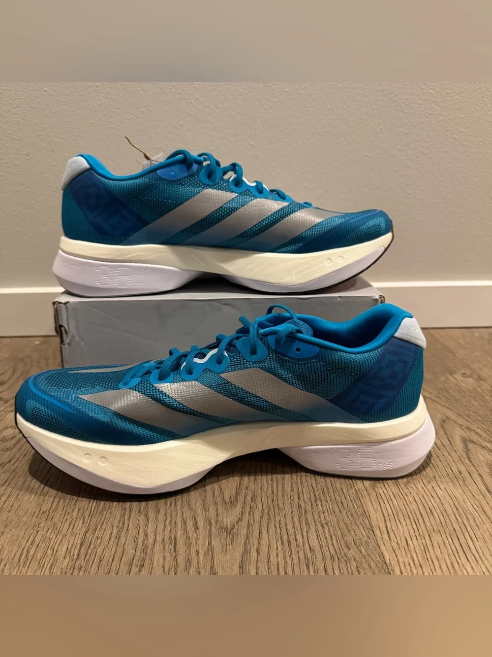 Adidas Adizero Boston 13 Ekiden Solar Blue Silver